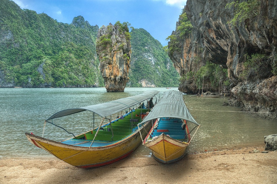Phang Nga Bay island in Thailand