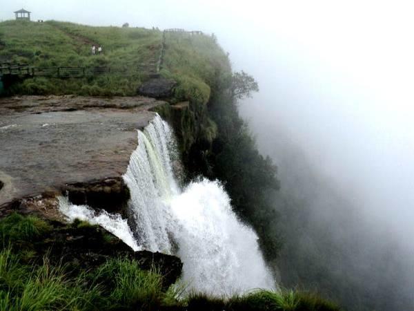 langshiang falls, meghalaya