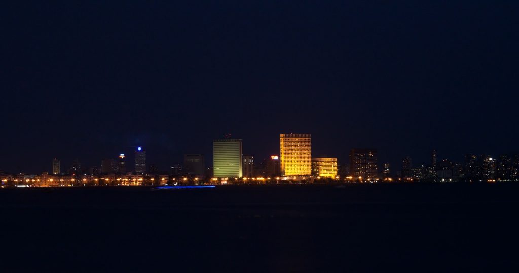 Mumbai nightlife city in India