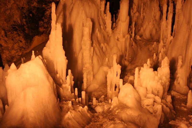 Chilling at the Scarisoara Ice Cave