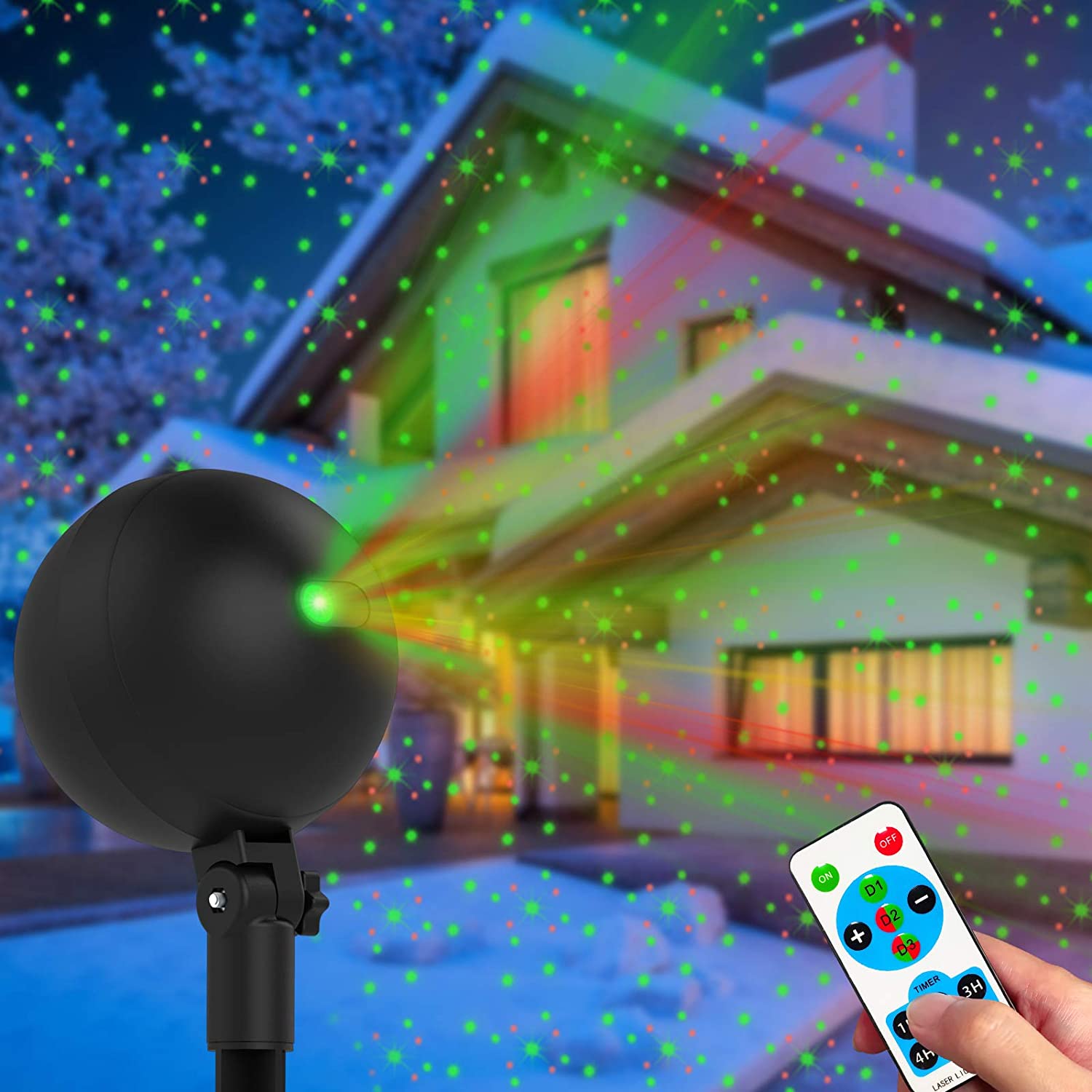 12 Best Christmas Light Projectors To Buy