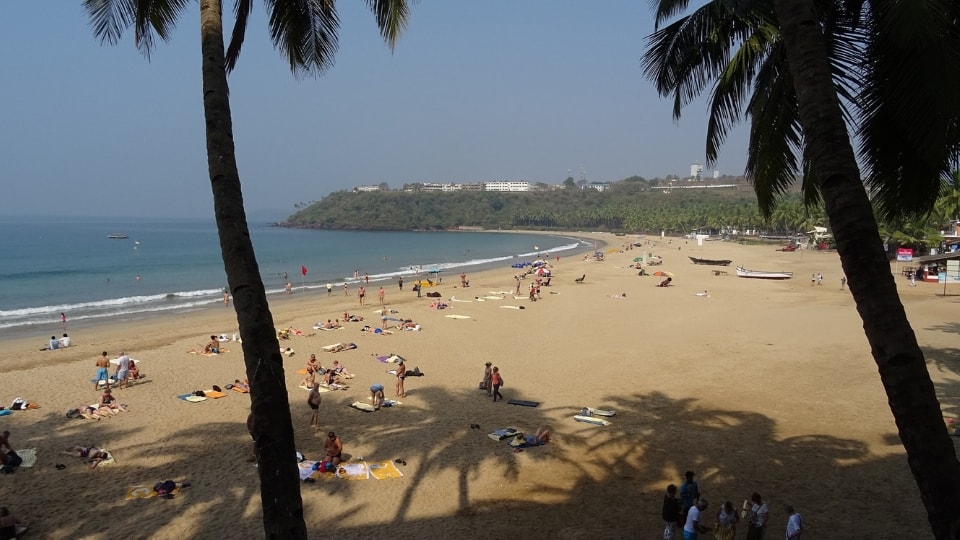 Anjuna Beach; Places to visit in Goa