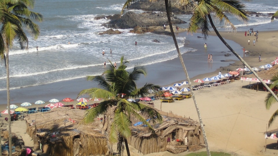 Vagator Beach; Places to visit in Goa